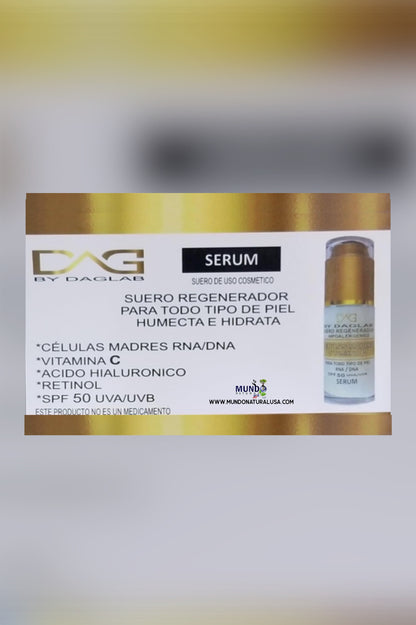 Dag Suero facial de células madres y colageno