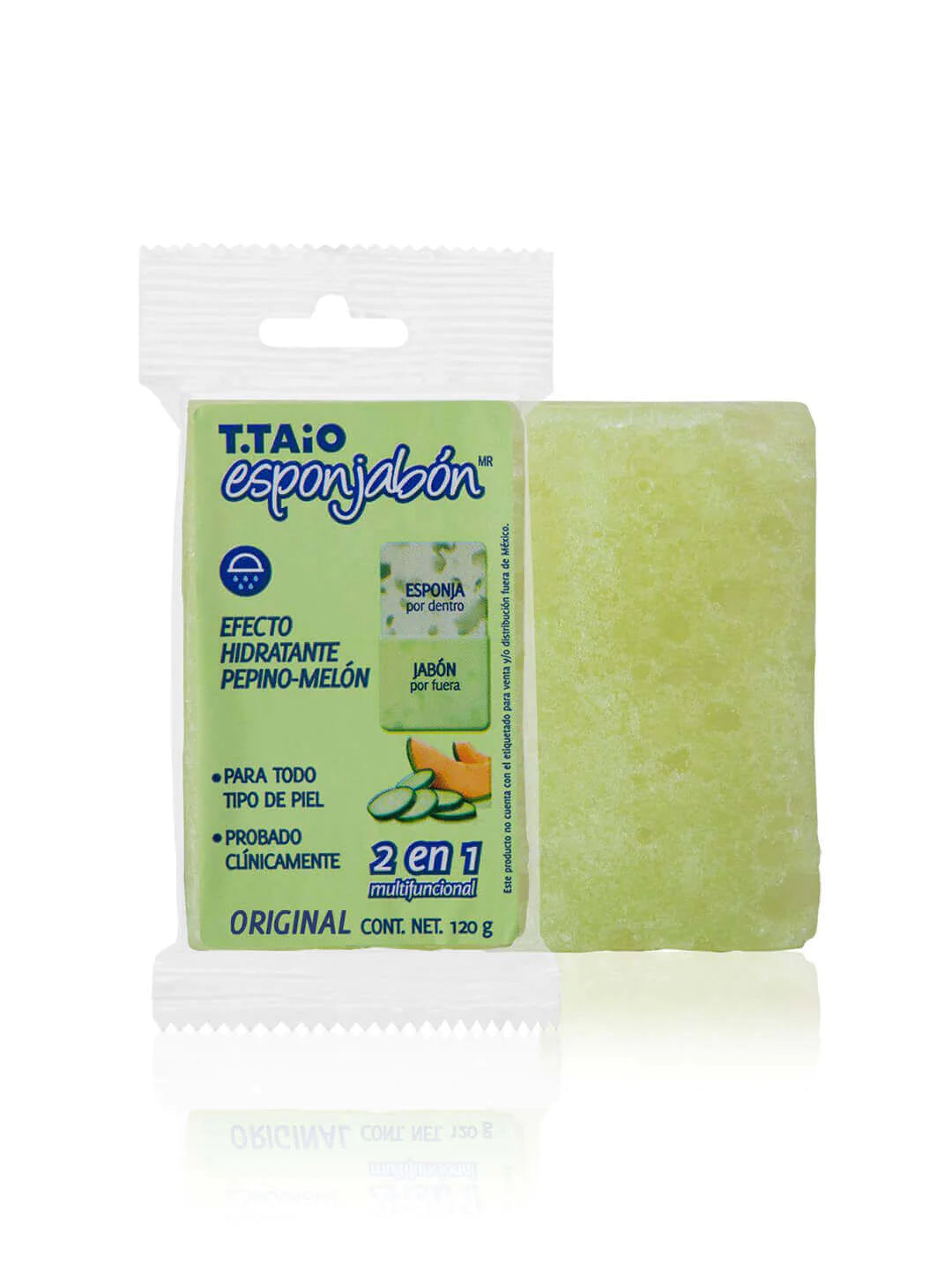 Jabón Esponjabon T-TAiO - soap with integrated 2-in-1 sponge