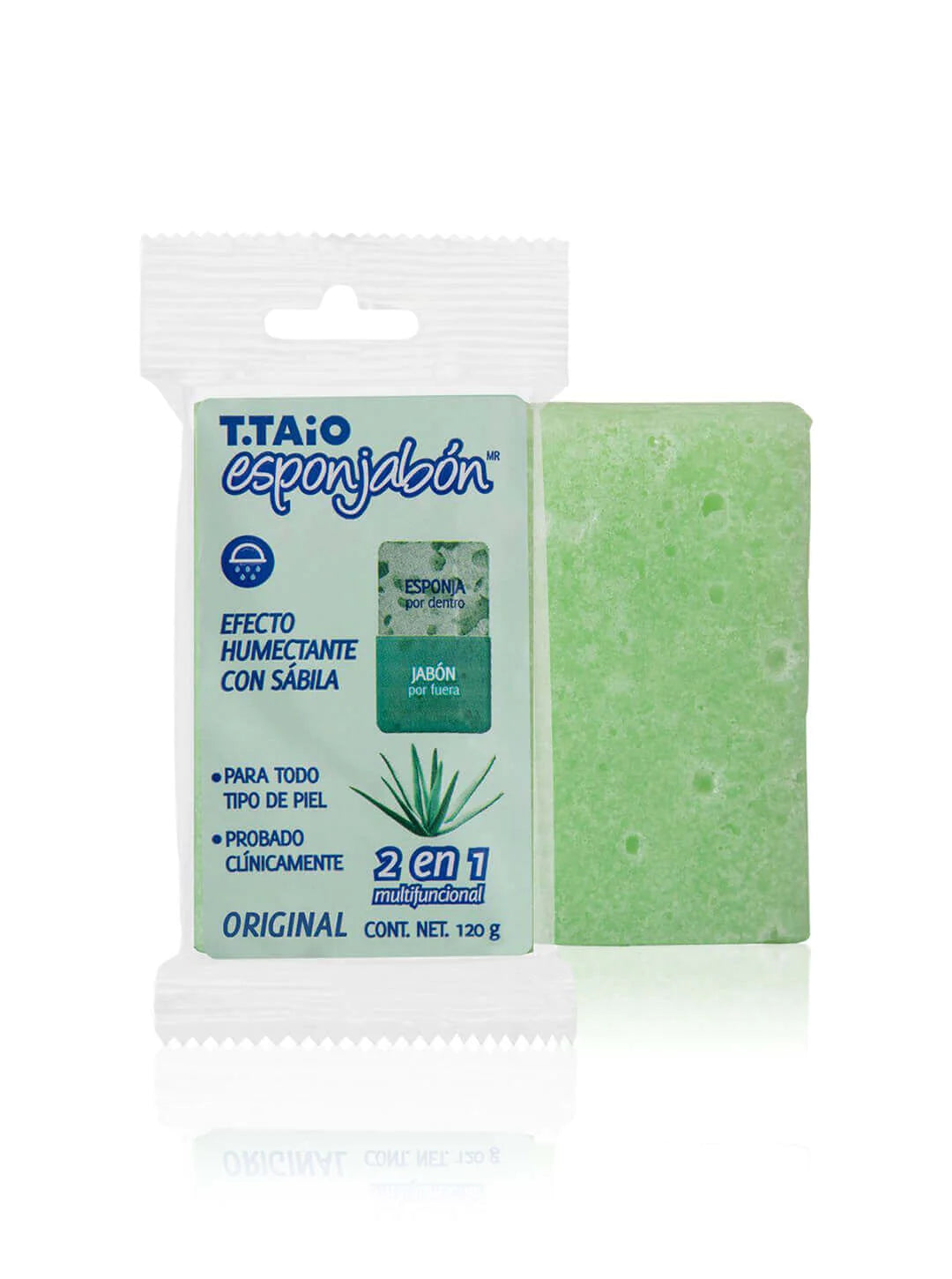 Jabón Esponjabon T-TAiO - soap with integrated 2-in-1 sponge