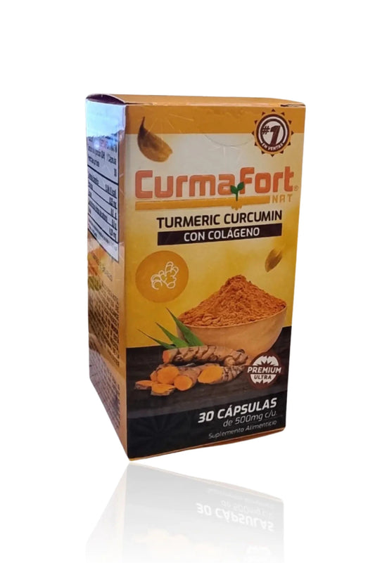 CurmaFort Nat Turmeric Curcumina con Colágeno