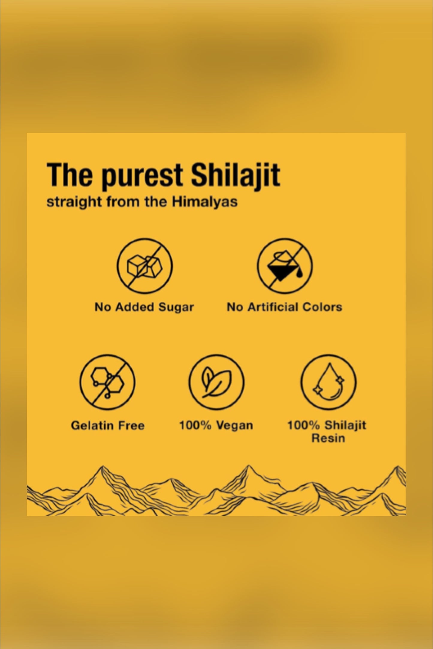 Pure Himalayan Shilajit Gold