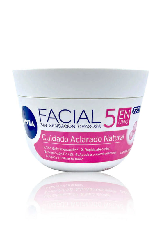 Nivea crema facial aclarado natural