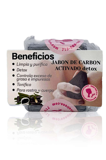 Jabón facial barra Carbón activo