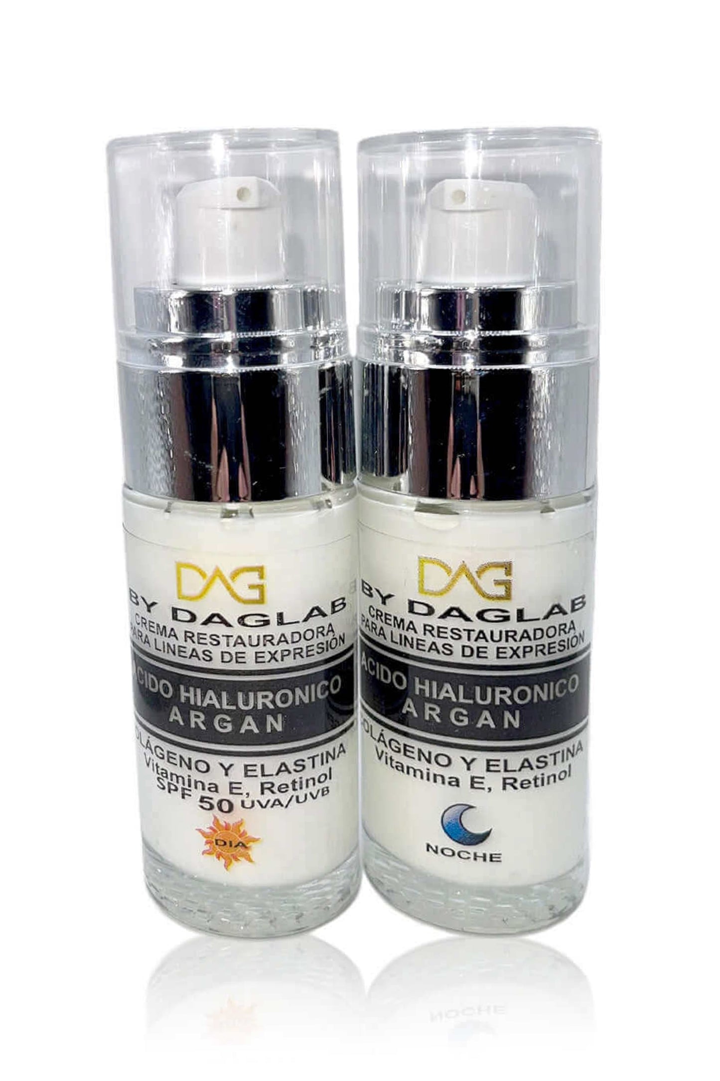 DAG Crema facial Ácido Hialuronico Dia y Noche