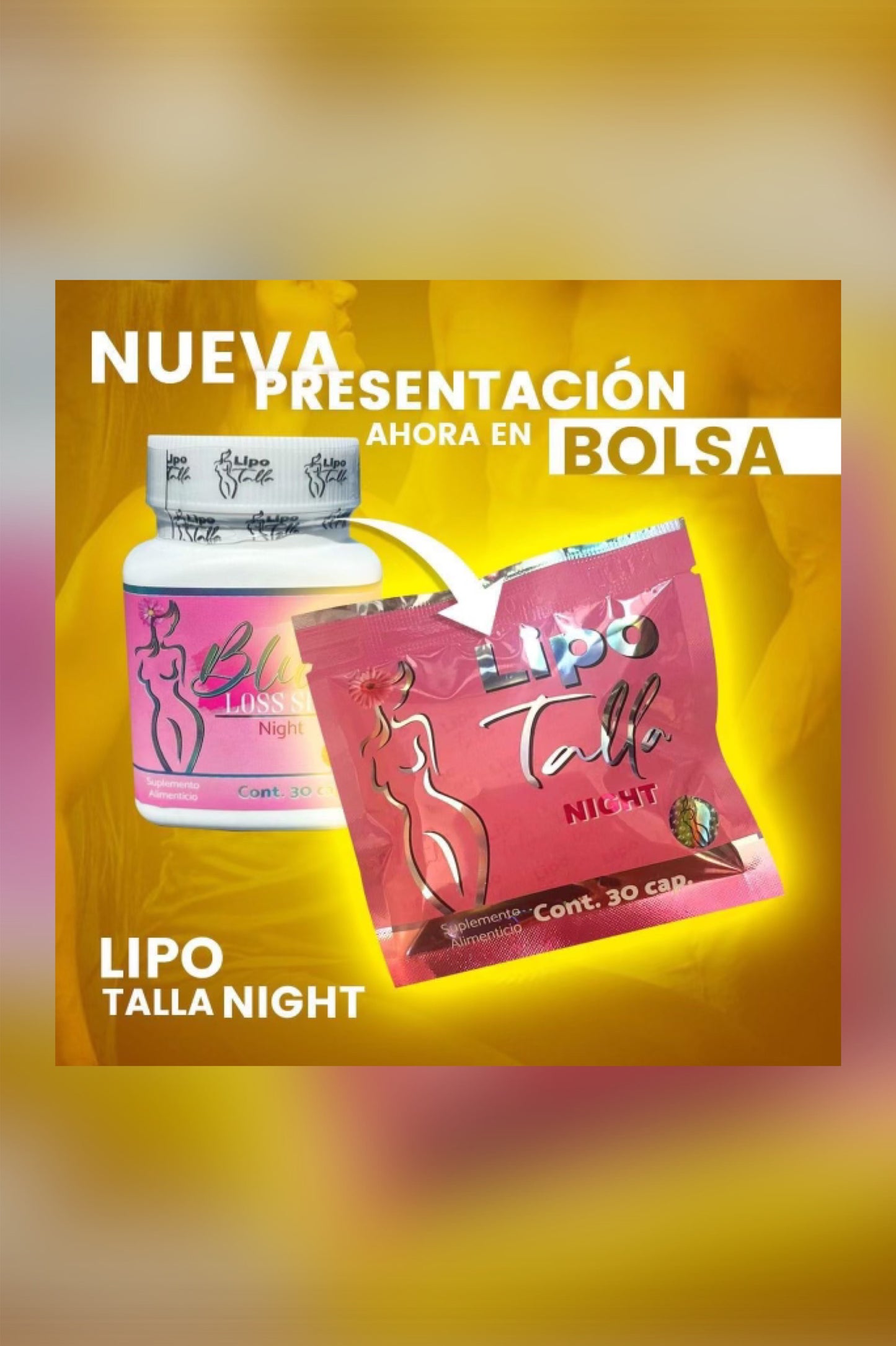 LipoTalla rosa de noche