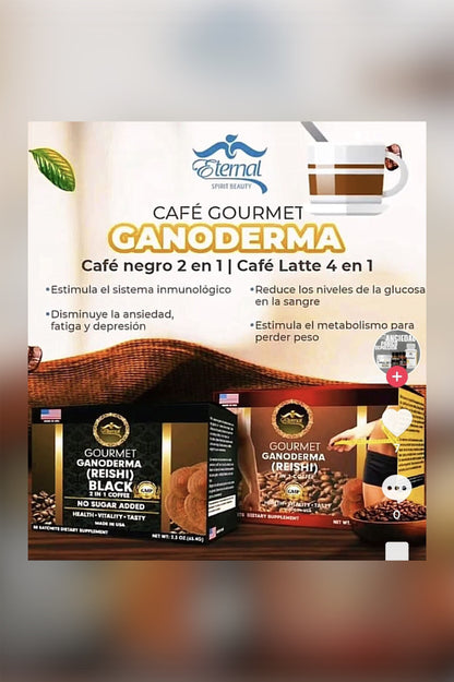 Café Con Ganoderma Y REISHI 4 En 1