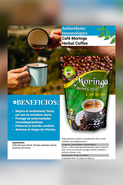 Café Moringa Herbolario - café