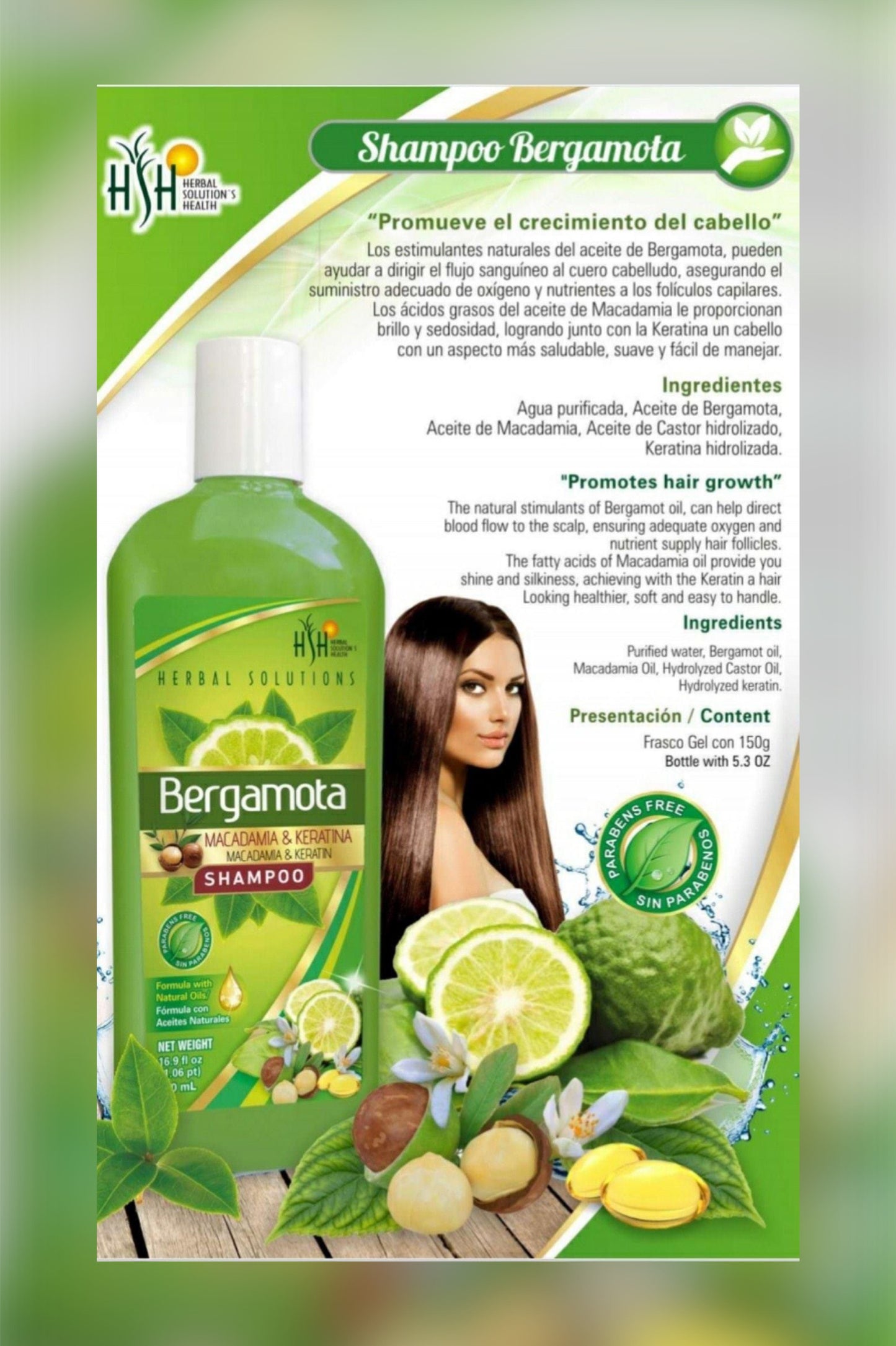 NV Shampoo Bergamota