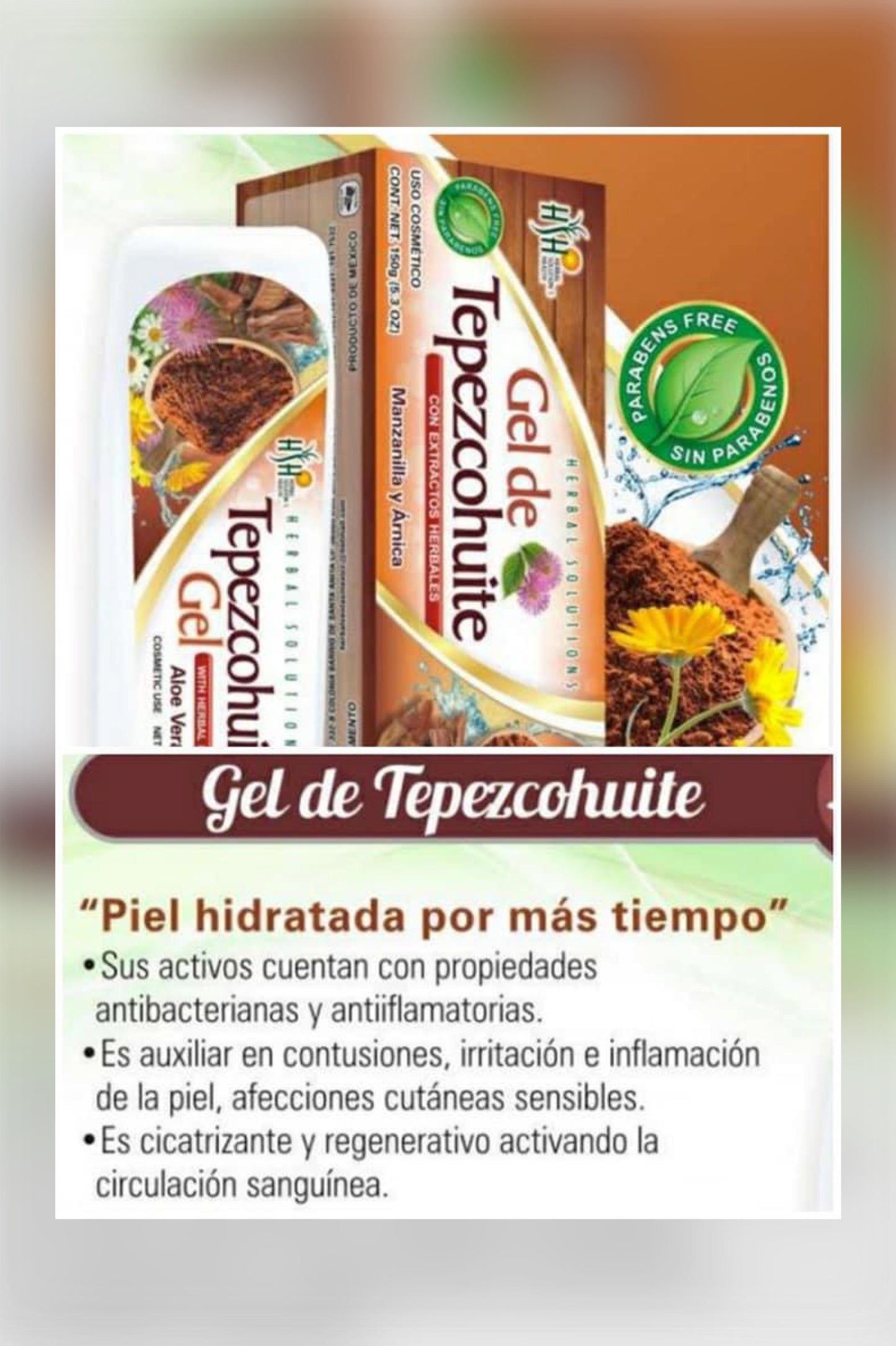 NV Gel Tepezcohuite