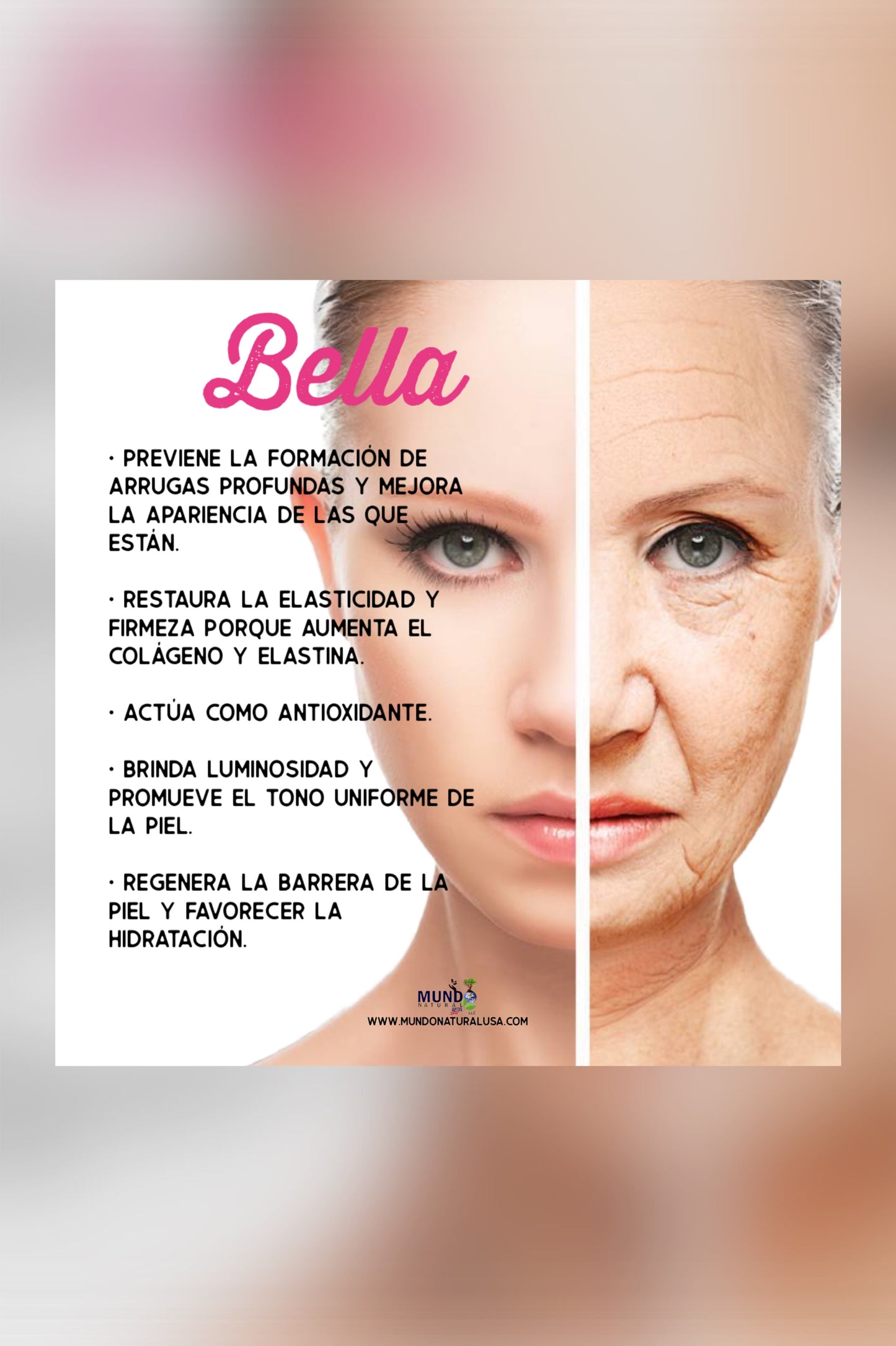 BELLA serum facial kit Dia, Noche, Contorno de ojos