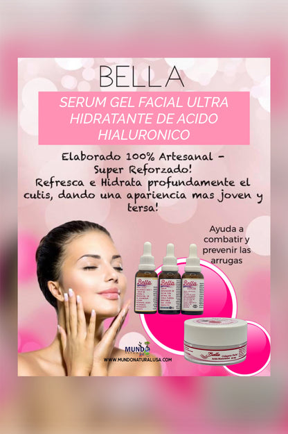 BELLA serum facial kit Dia, Noche, Contorno de ojos