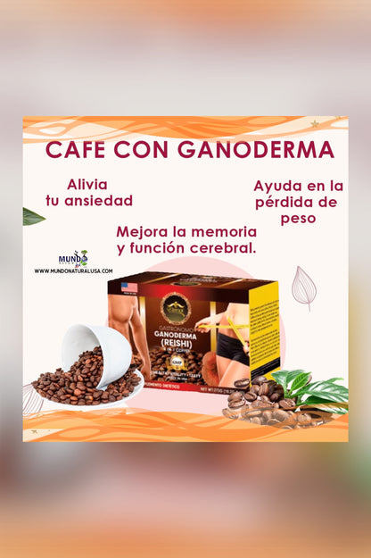 Café Con Ganoderma Y REISHI 4 En 1