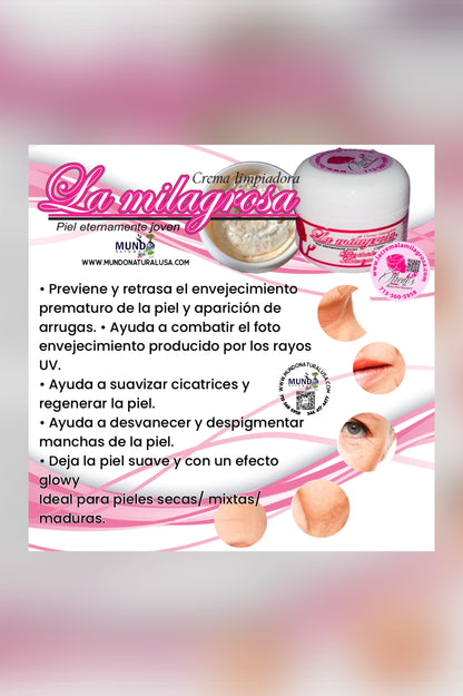 1- La Milagrosa crema facial - crema facial