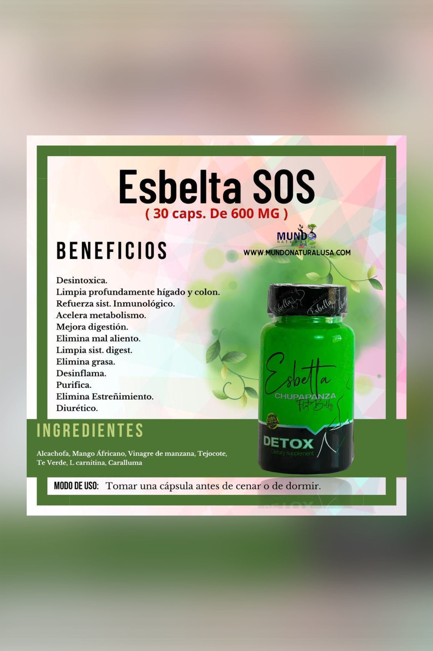 Esbelta Gold Max + Detox