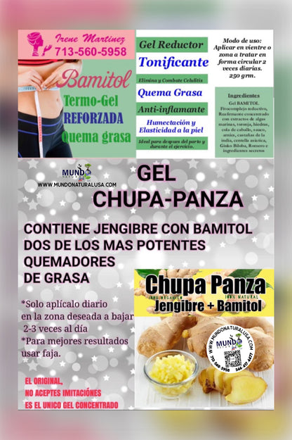 Bamitol Chupa Panza Gel