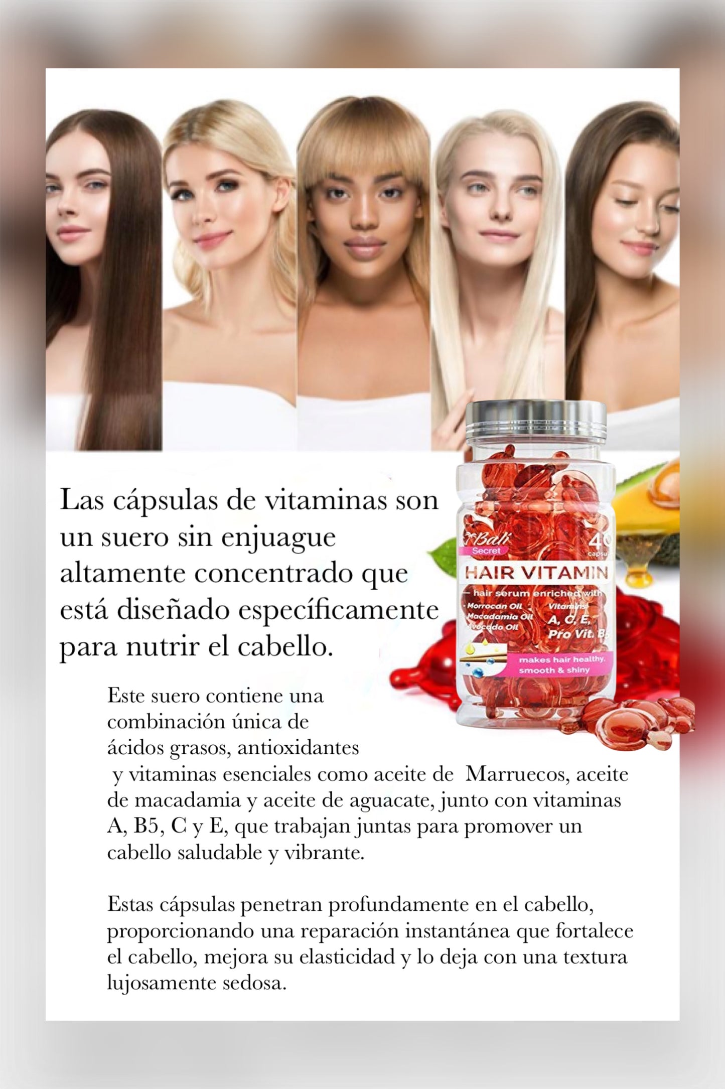 vitamina para el cabello